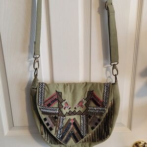 Tribal Pattern Crossbody Bag